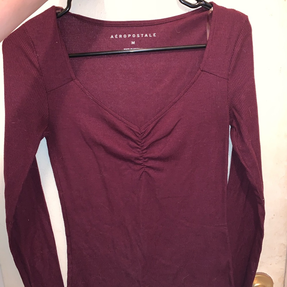 Burgundy Long Sleeve
